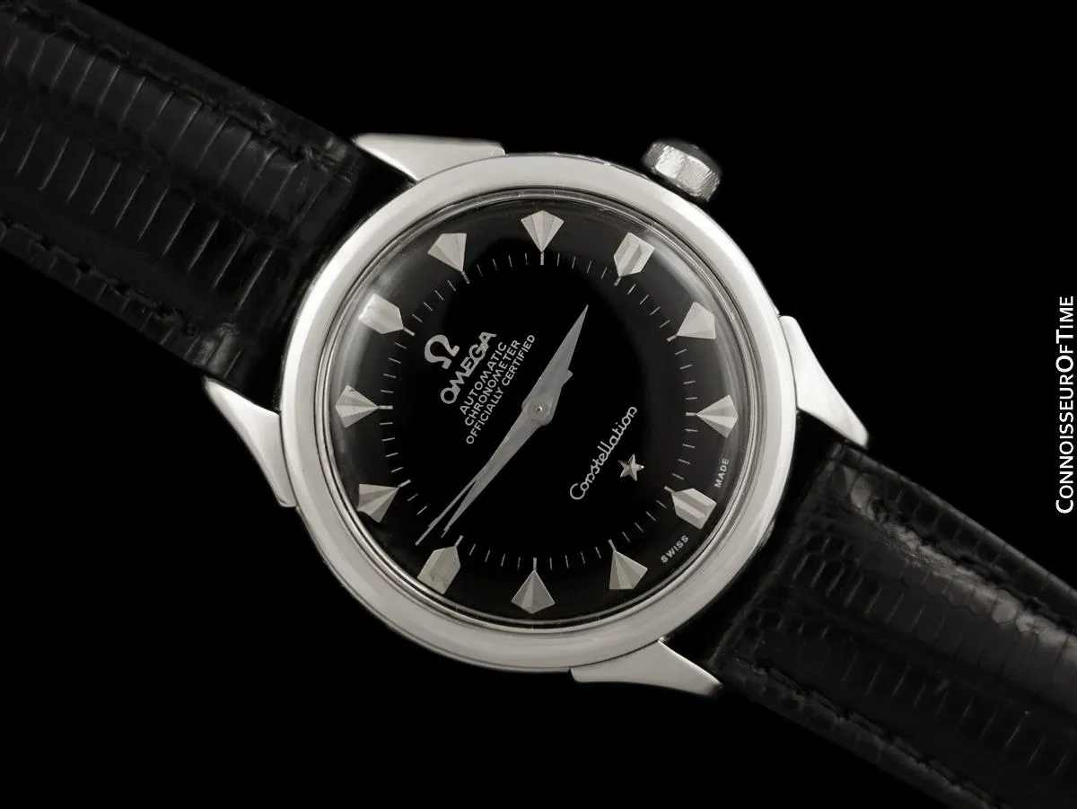 1960 Omega Vintage Mens Deluxe Dial Constellation, Automatic - Stainless Steel