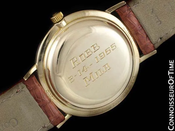 1965 Jaeger-LeCoultre Vintage Mens Master Mariner Automatic Watch - 14K Gold