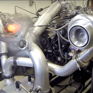 2,000 hp Twin-Turbo, Hydraulic Roller LS Engine - Complete