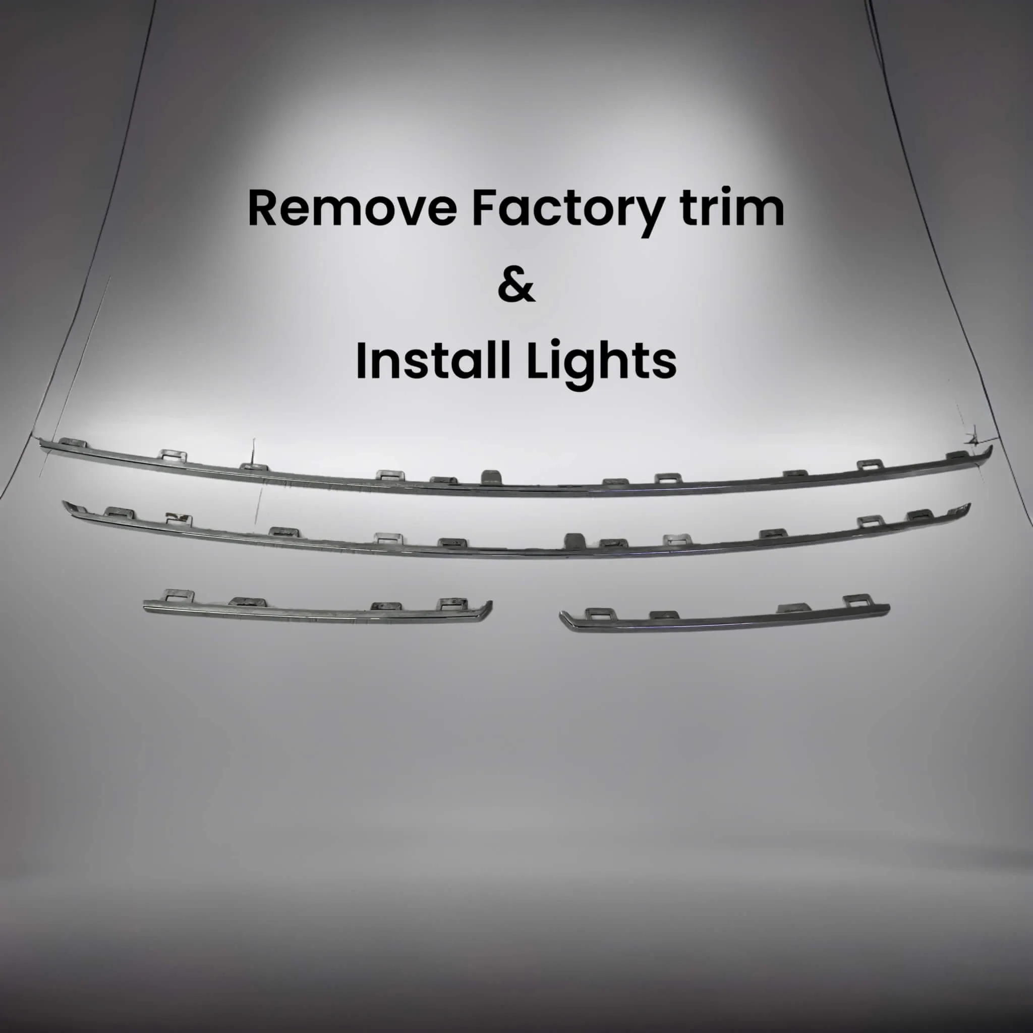 2015 - 2017 F150 LED Ghost Grill Lights | Platinum