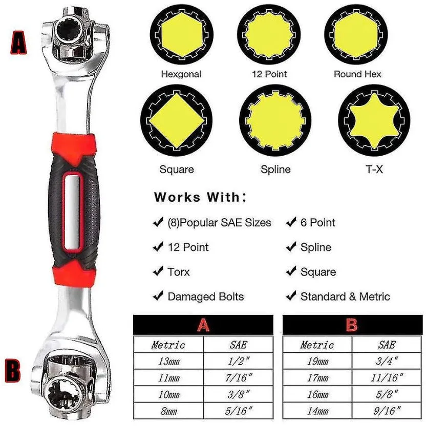 48 in 1 Multifunctional Socket Wrench