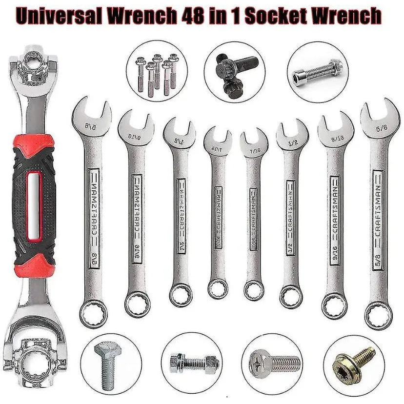 48 in 1 Multifunctional Socket Wrench