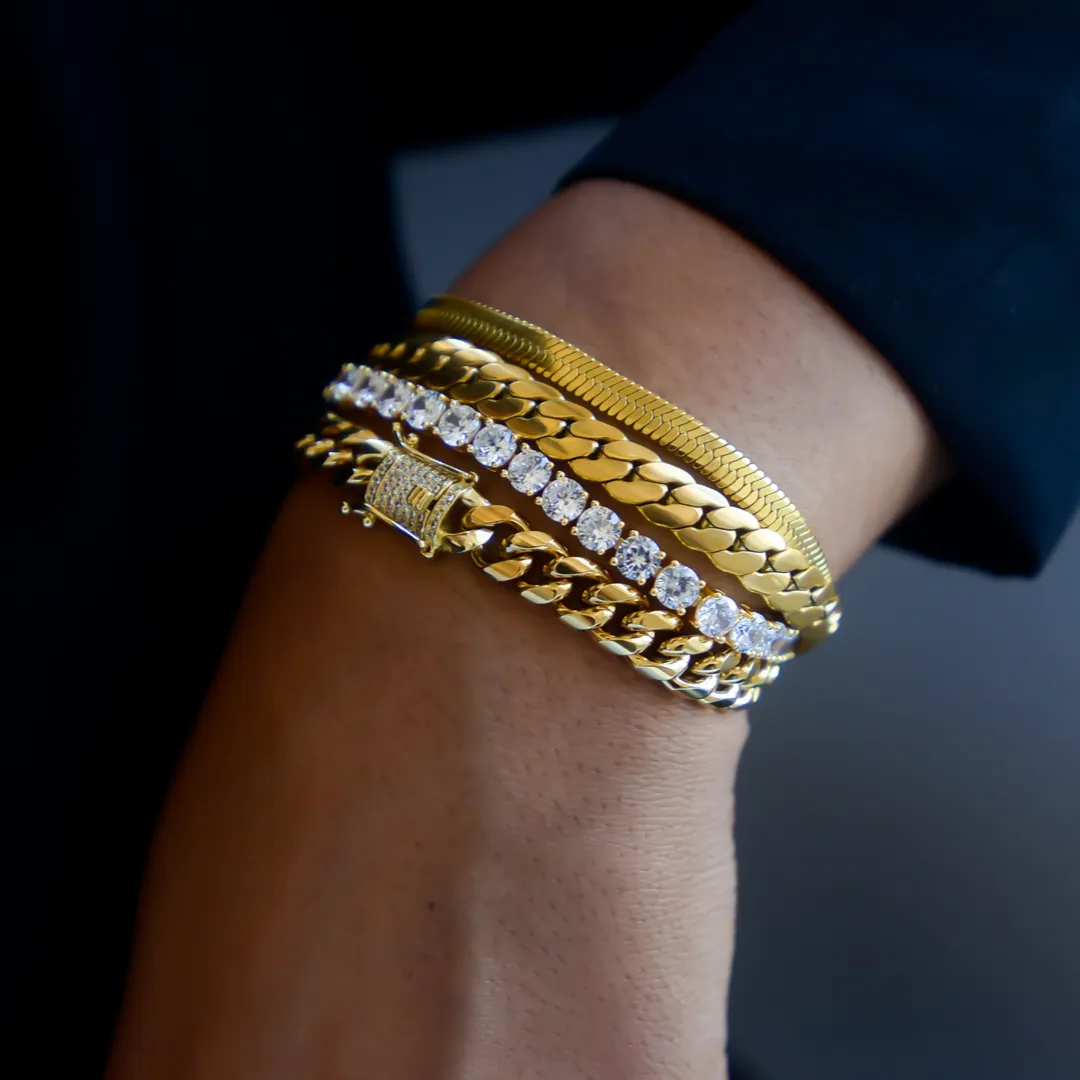 5MM GOLD TENNIS BRACELET