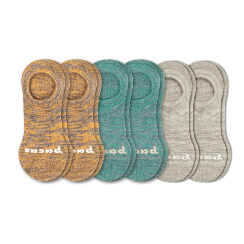 6 Pack - Women's No Show Socks
