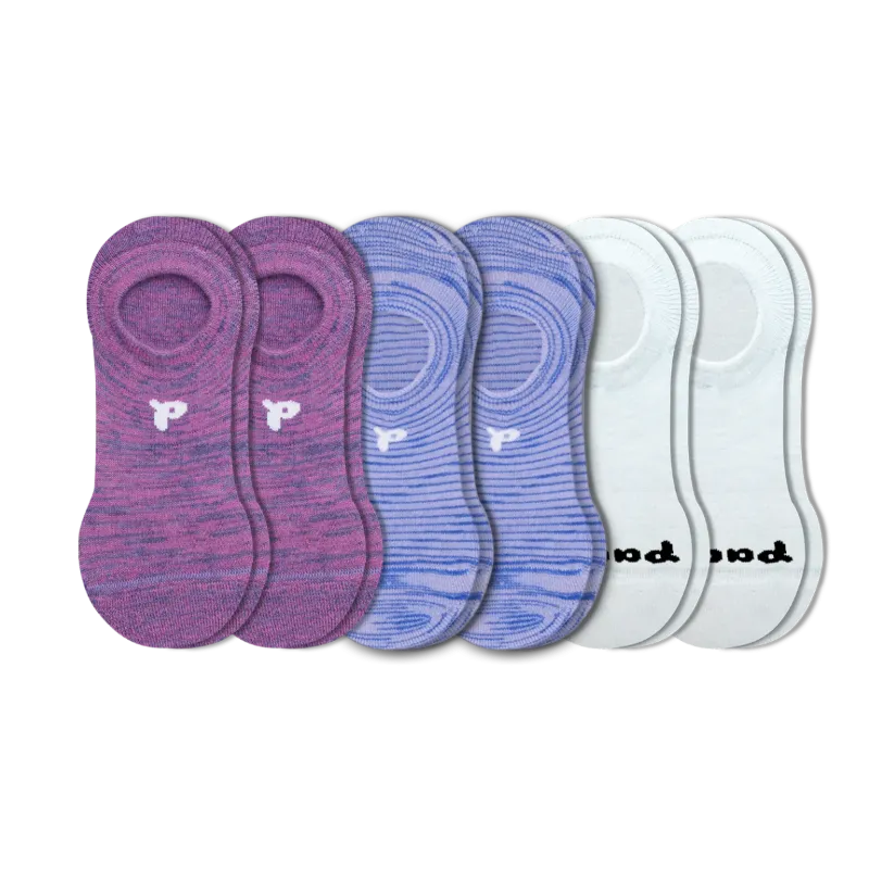 6 Pack - Women's No Show Socks