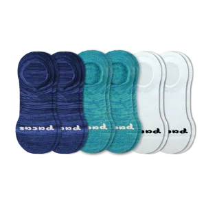 6 Pack - Women's No Show Socks