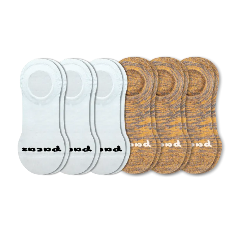 6 Pack - Women's No Show Socks