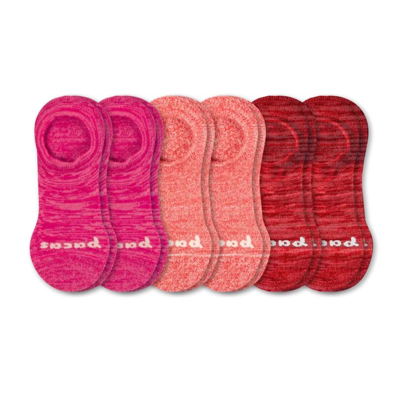 6 Pack - Women's No Show Socks