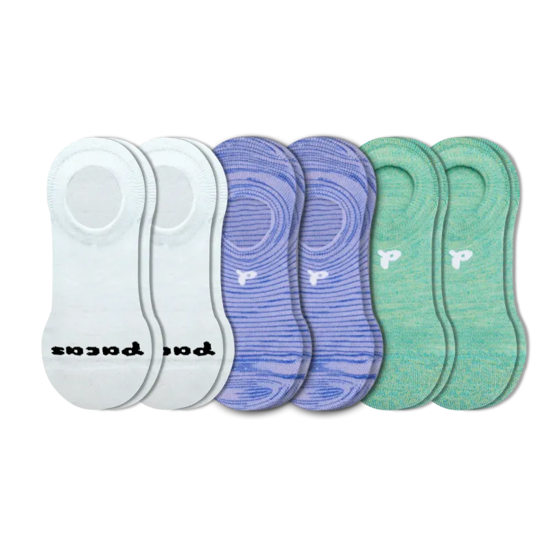 6 Pack - Women's No Show Socks