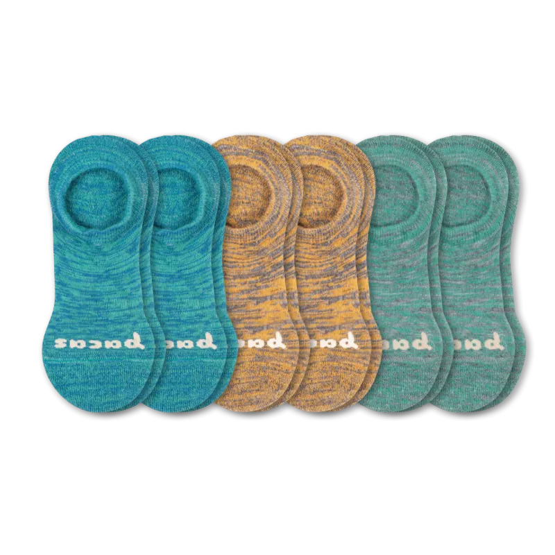 6 Pack - Women's No Show Socks