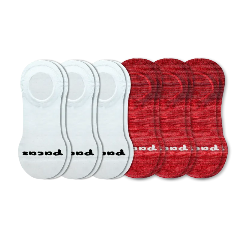 6 Pack - Women's No Show Socks