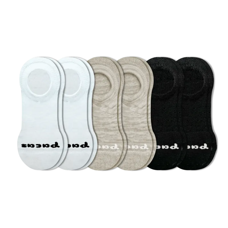 6 Pack - Women's No Show Socks
