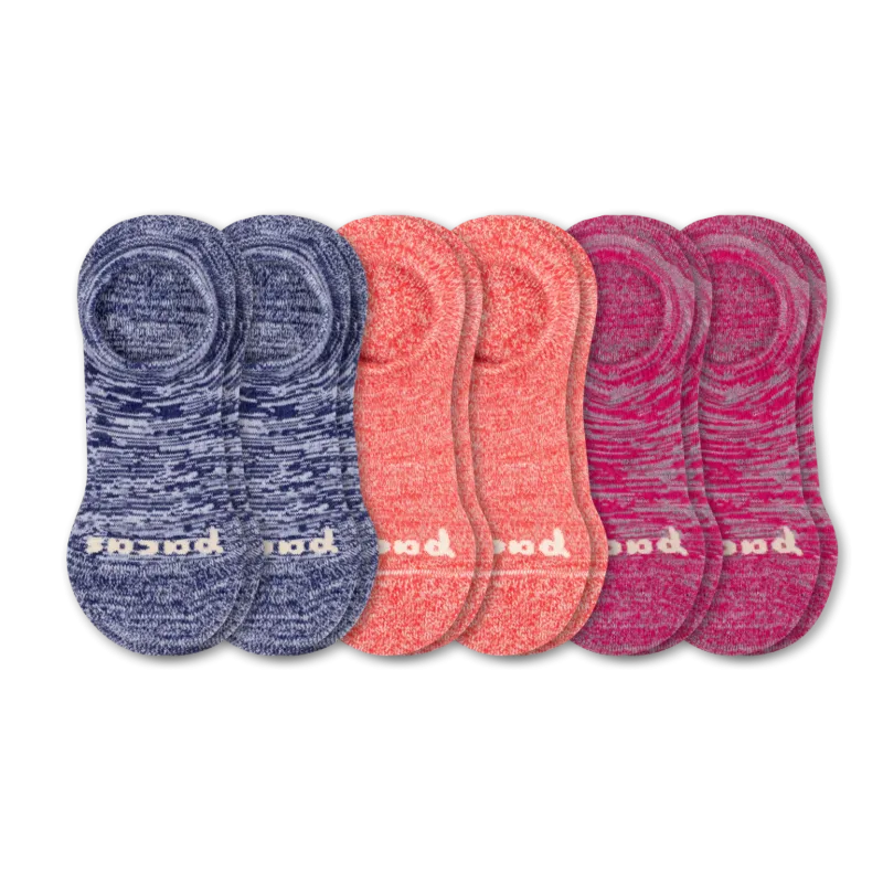 6 Pack - Women's No Show Socks