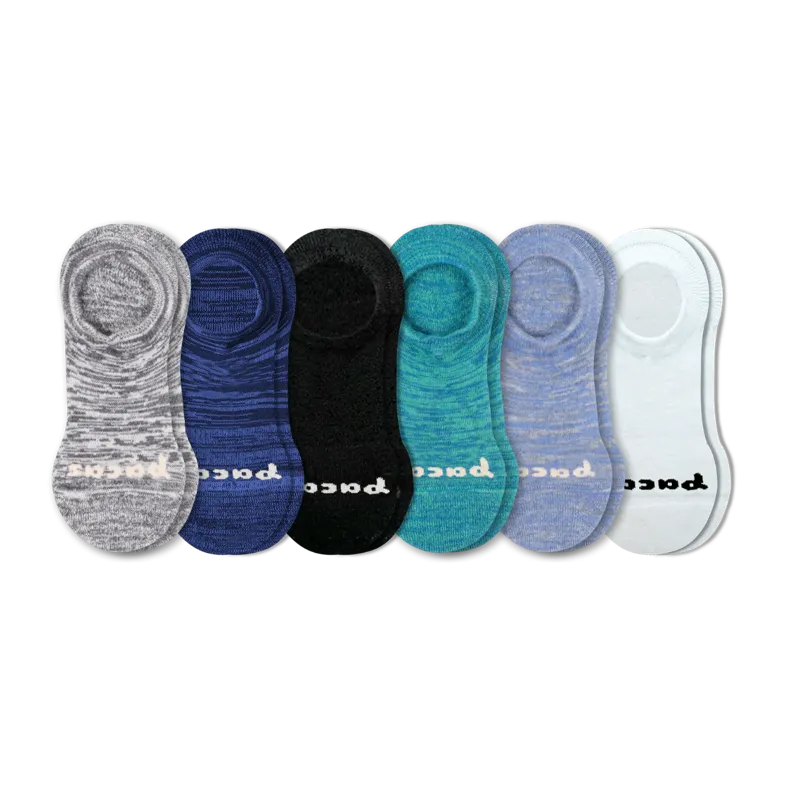 6 Pack - Women's No Show Socks