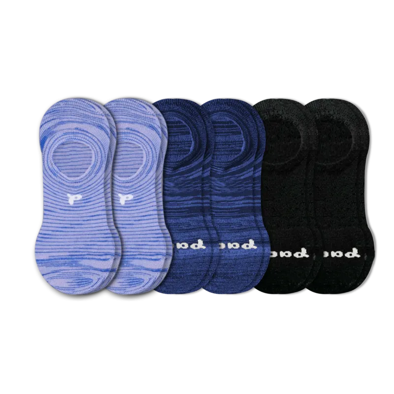 6 Pack - Women's No Show Socks