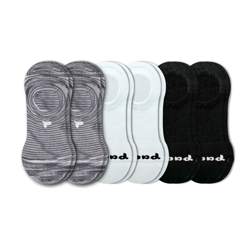 6 Pack - Women's No Show Socks