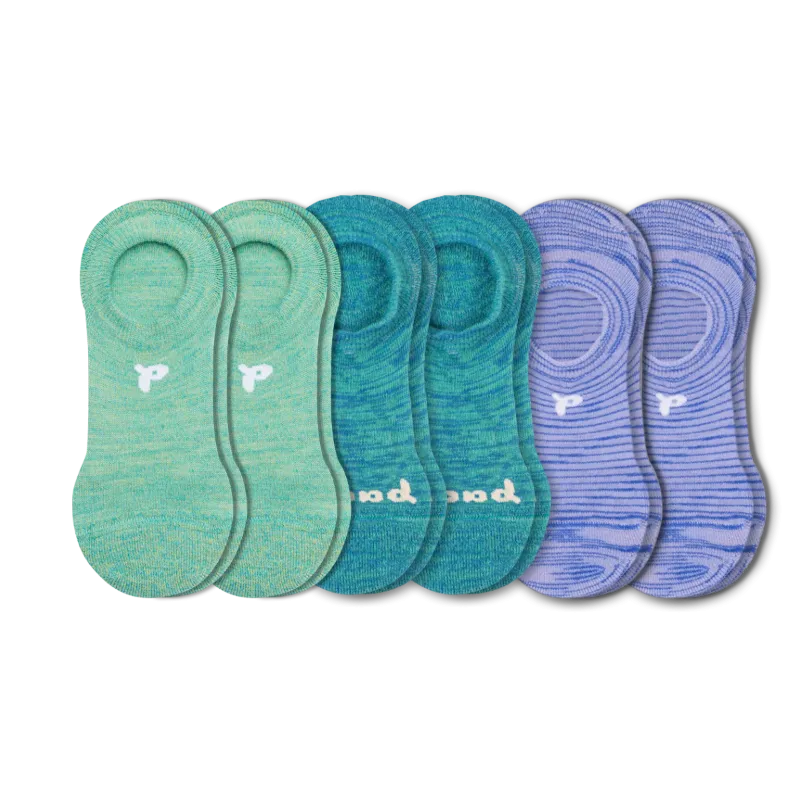 6 Pack - Women's No Show Socks