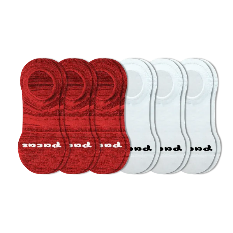 6 Pack - Women's No Show Socks