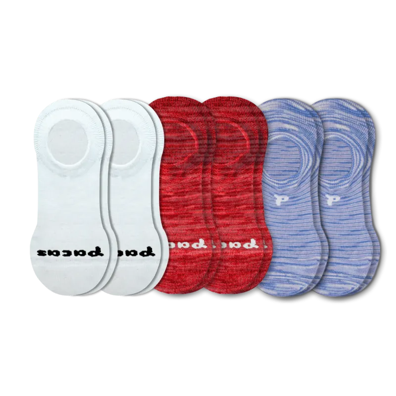 6 Pack - Women's No Show Socks