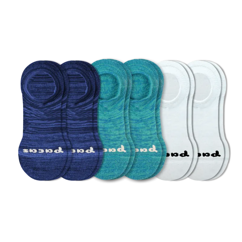 6 Pack - Women's No Show Socks