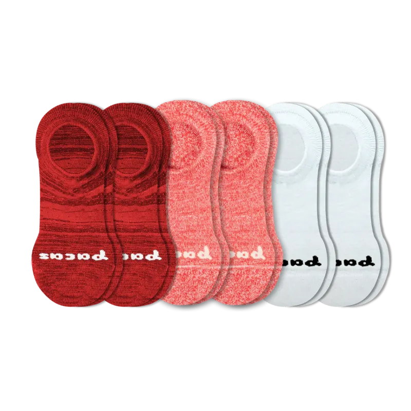 6 Pack - Women's No Show Socks
