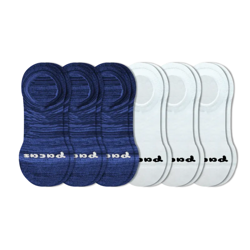 6 Pack - Women's No Show Socks
