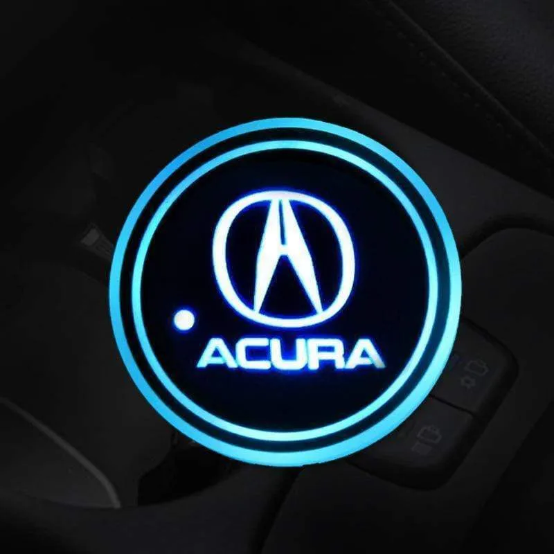 7 Colors Led Car Logo Cup