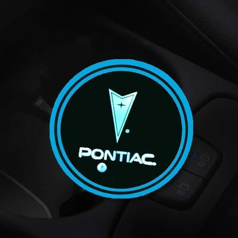 7 Colors Led Car Logo Cup