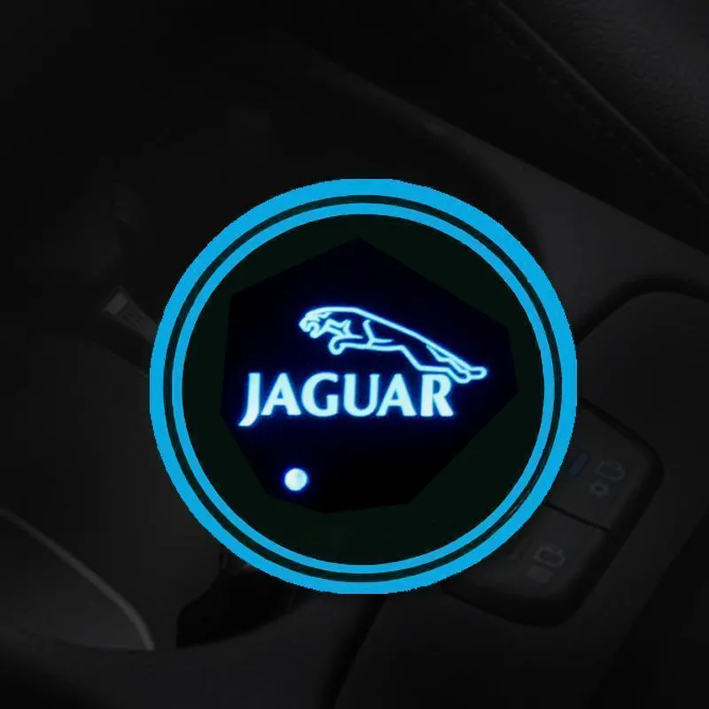 7 Colors Led Car Logo Cup