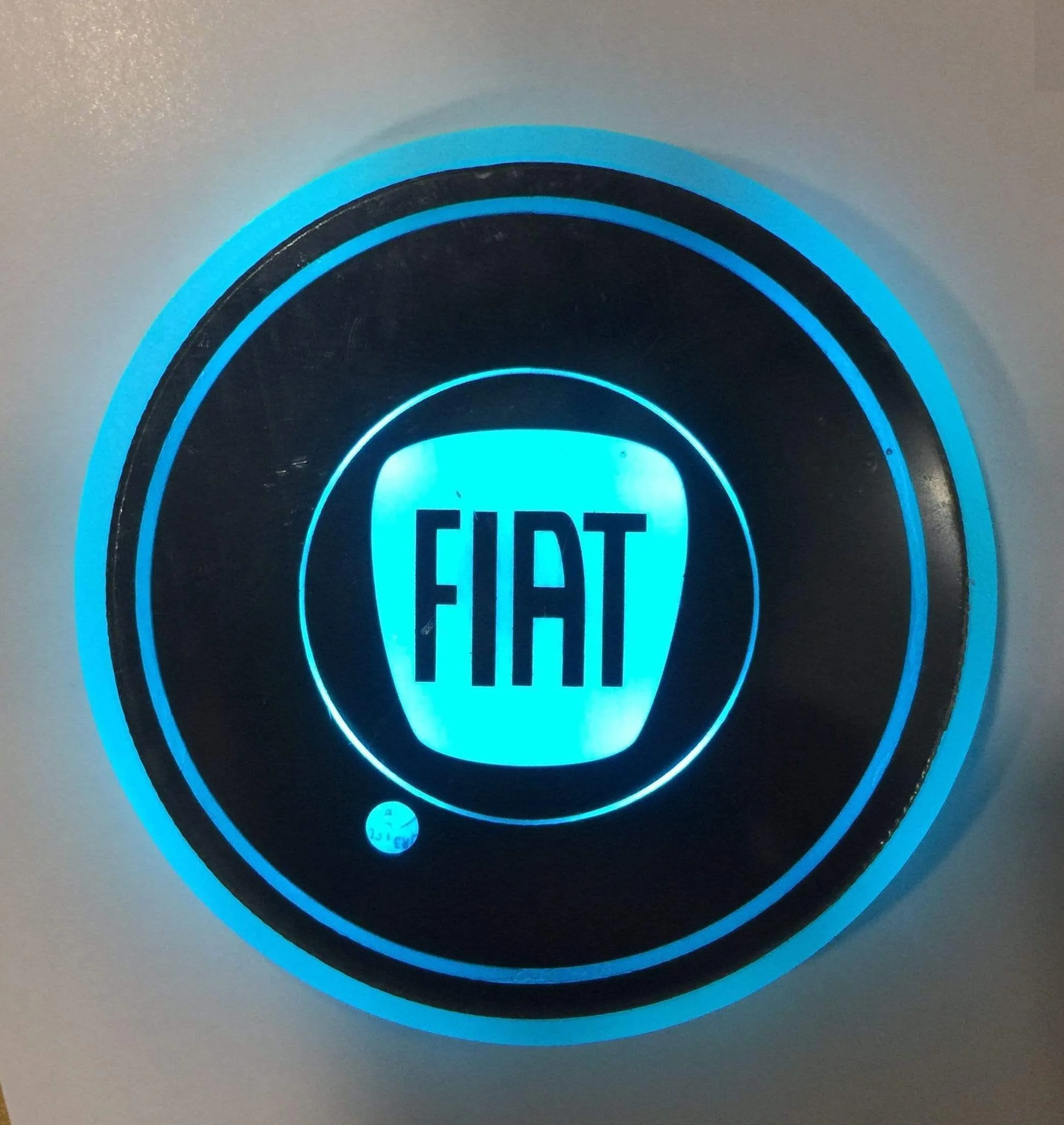 7 Colors Led Car Logo Cup