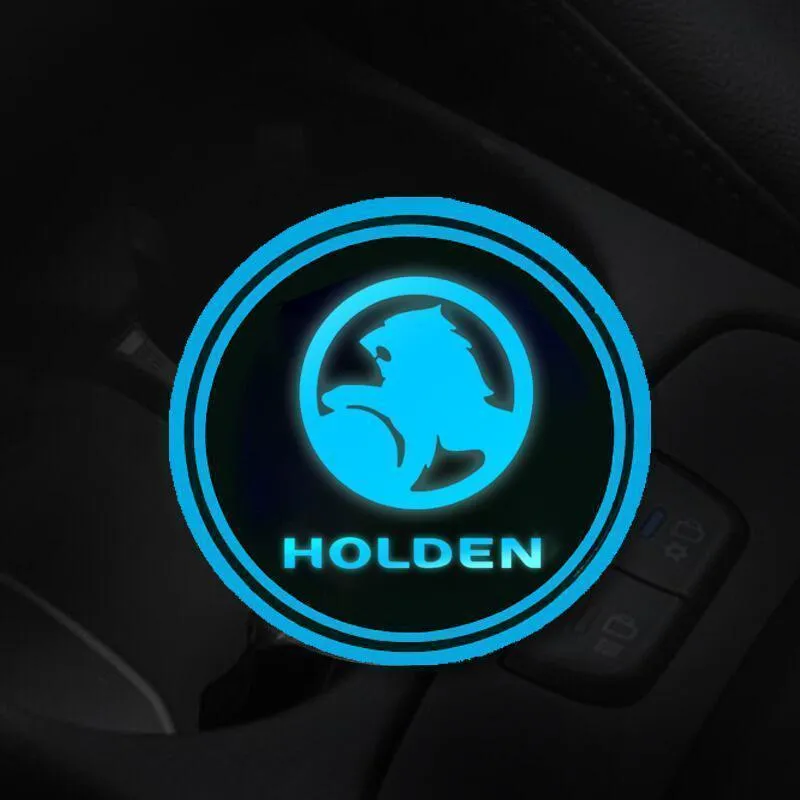 7 Colors Led Car Logo Cup