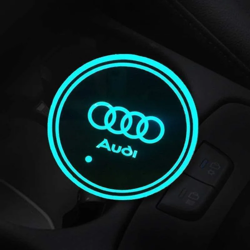 7 Colors Led Car Logo Cup