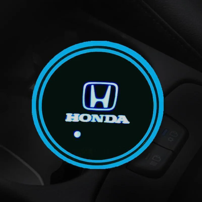 7 Colors Led Car Logo Cup