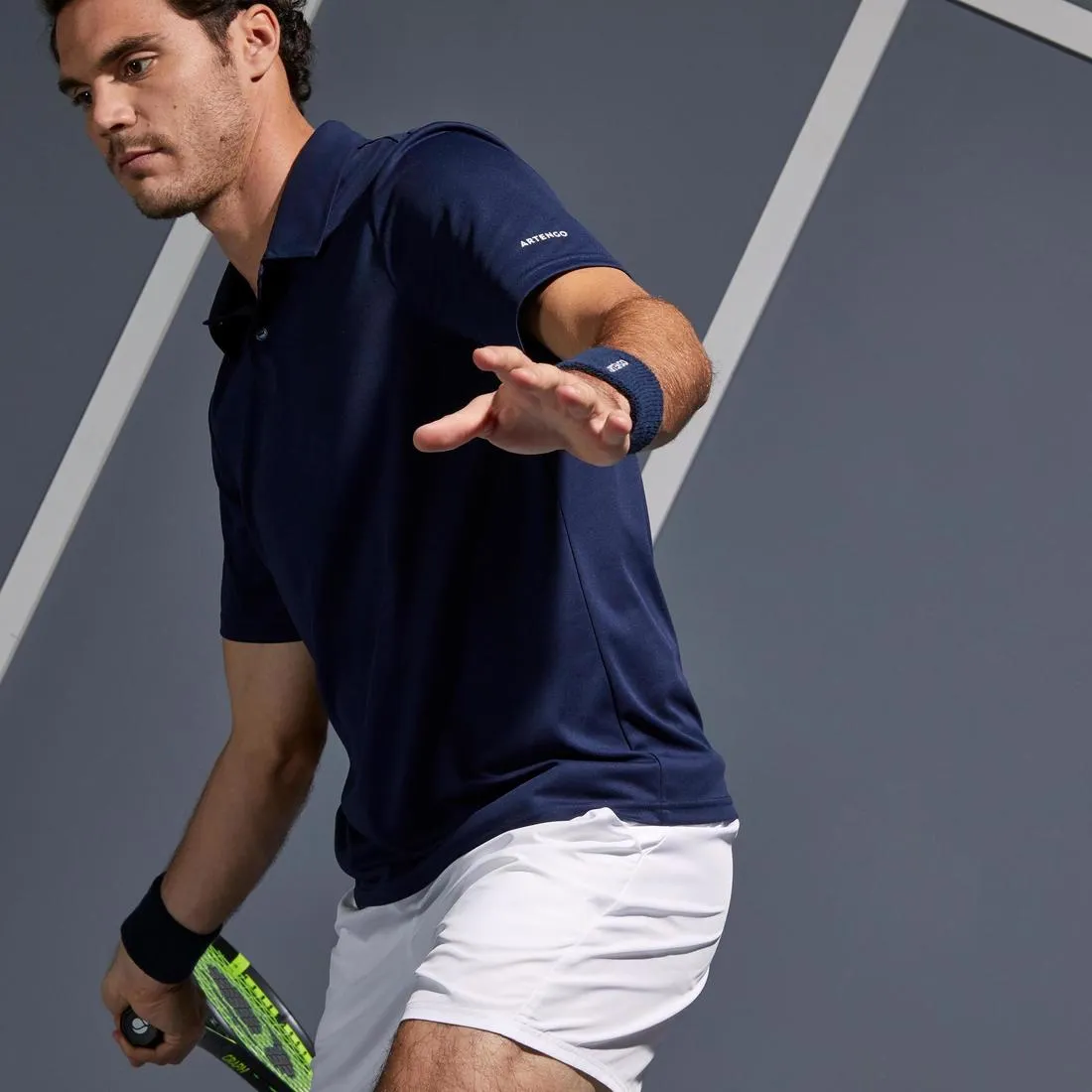 700 Tennis Badminton Padel Table Tennis Squash Polo Shirt