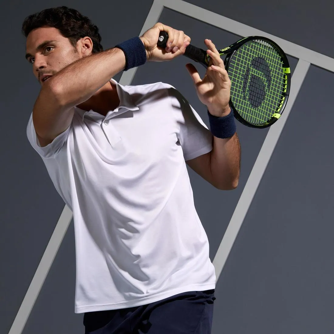 700 Tennis Badminton Padel Table Tennis Squash Polo Shirt