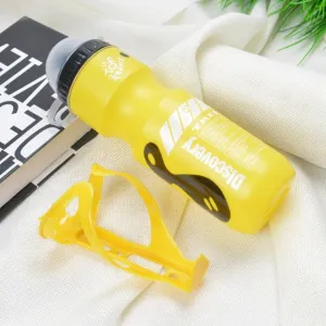 750ML Mountain Bike Bicycle Cycling Water Drink Bottle Holder Cage Outdoor Sports Plastic Portable Kettle Water Bottle Drinkware