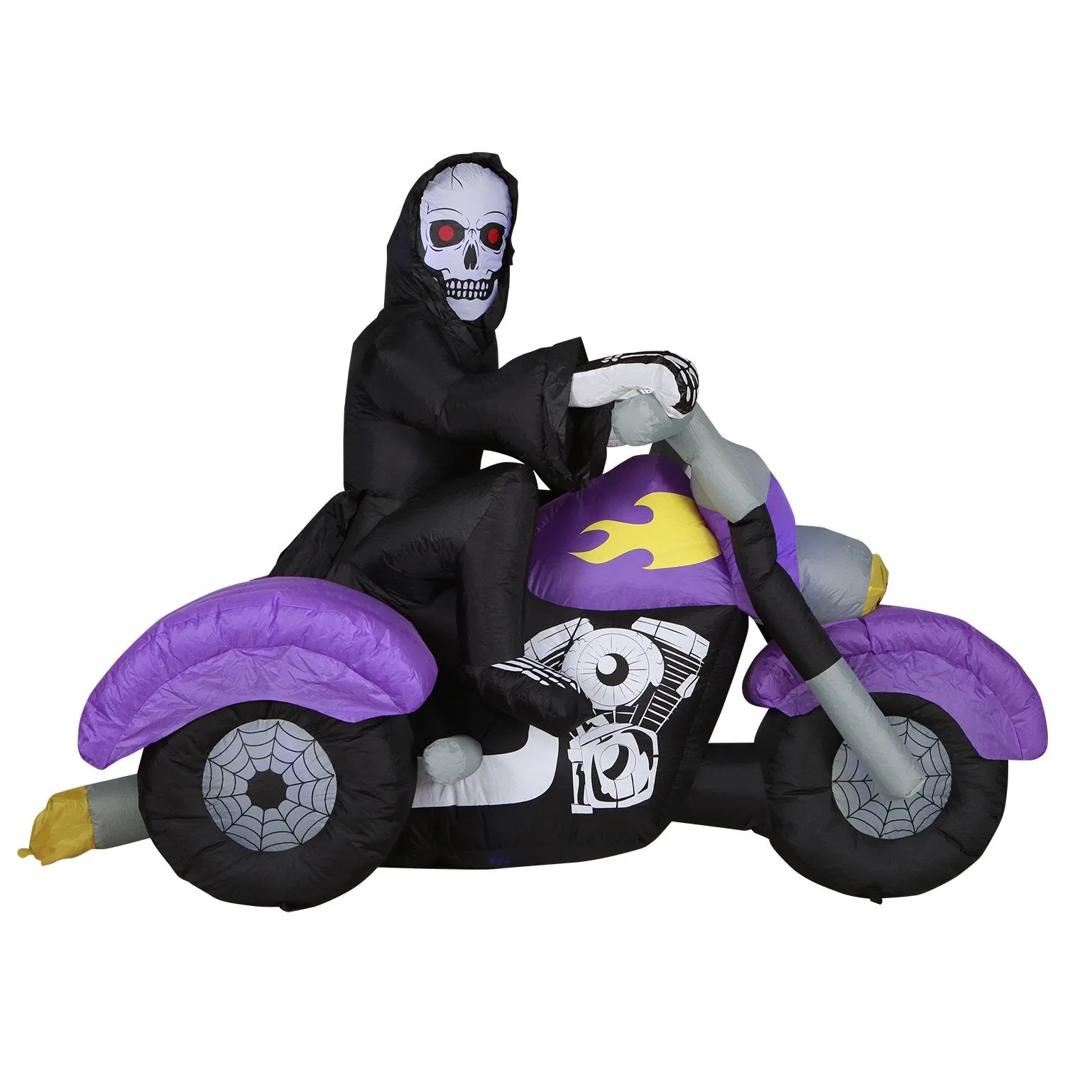 8 ft Long Reaper on Trike Chopper Halloween Inflatable