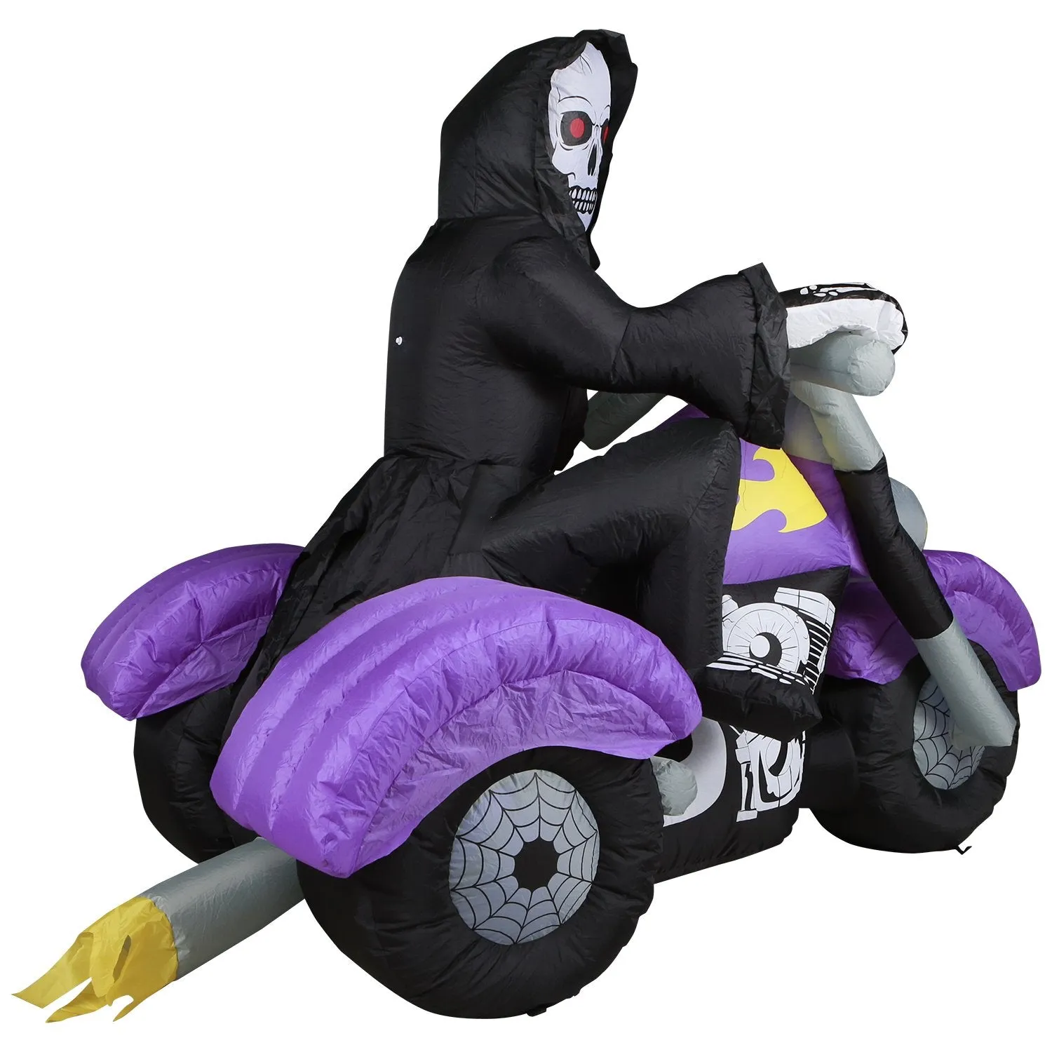 8 ft Long Reaper on Trike Chopper Halloween Inflatable