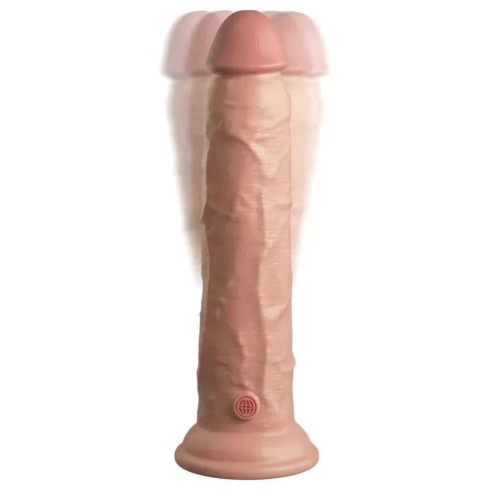 9-inch Pipedream Silicone Flesh Pink Rechargeable Penis Vibrator