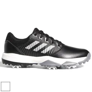 adidas CP Traxion Kids Unisex Golf Shoes 2.5 Core Black/Silver Metallic/Clou