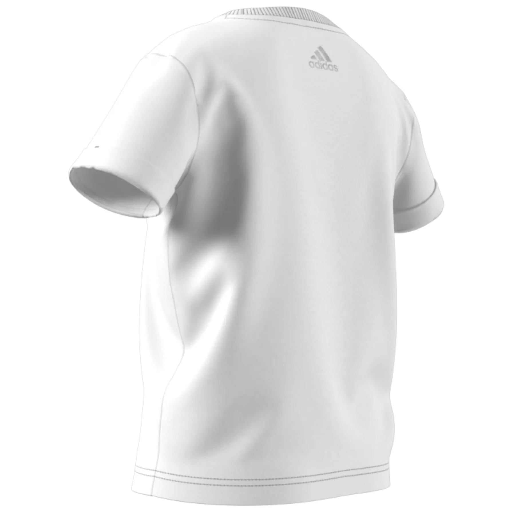 Adidas Girl Dance Knotted Tennis Shirt - White