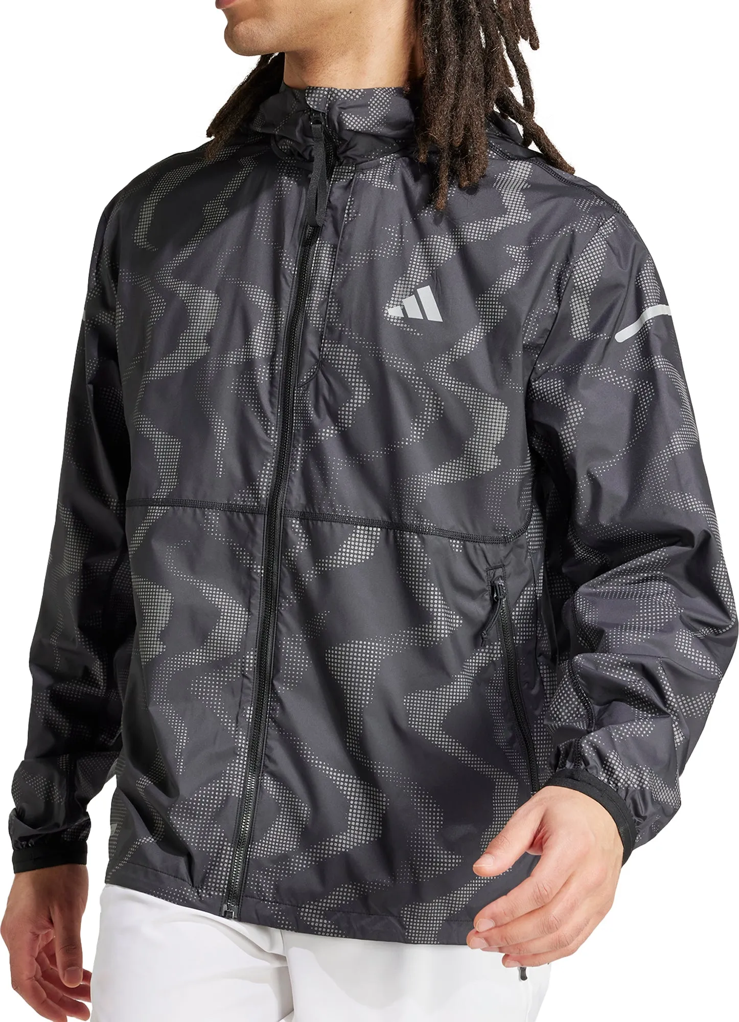 adidas Ultimate WIND.RDY Mens Running Jacket - Black