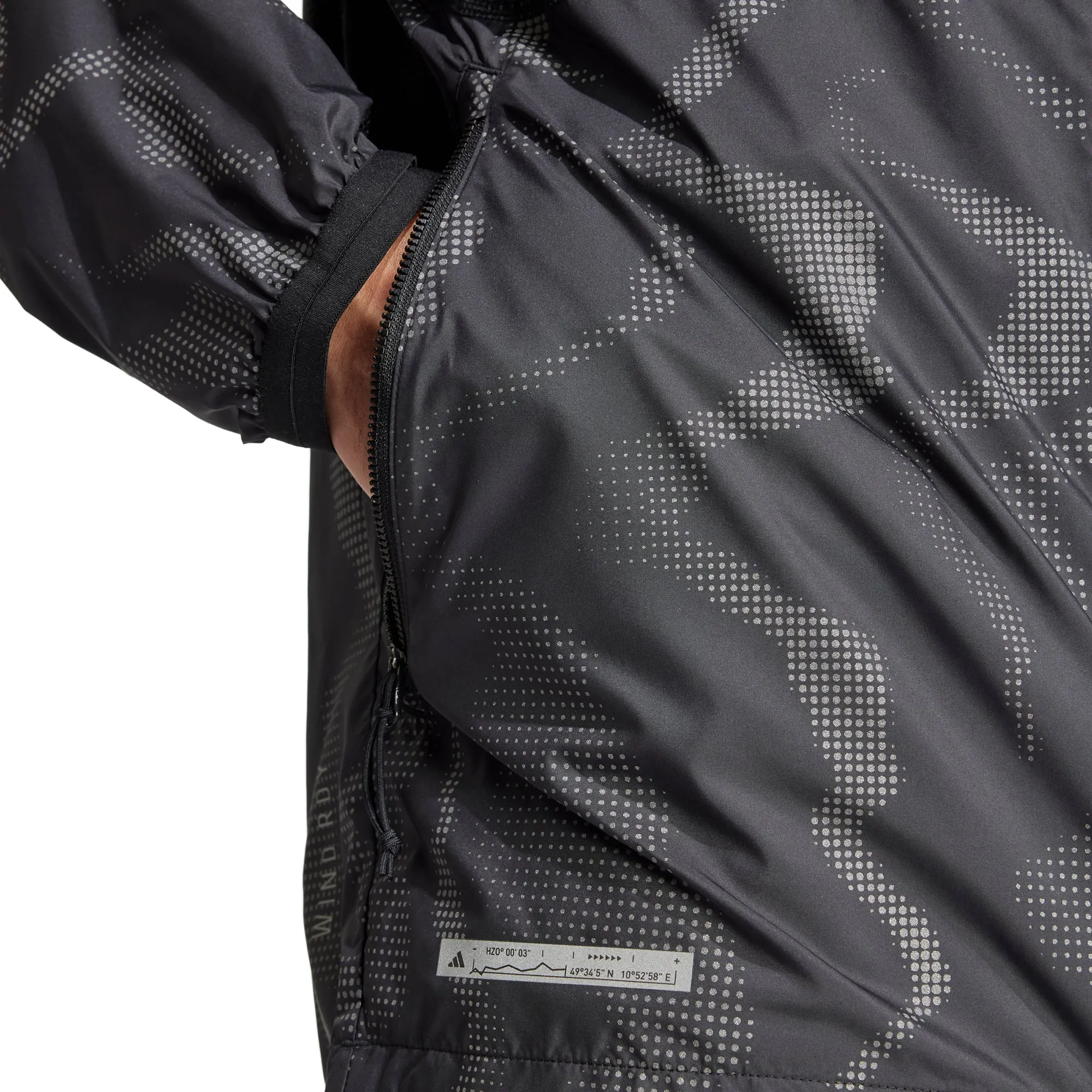 adidas Ultimate WIND.RDY Mens Running Jacket - Black