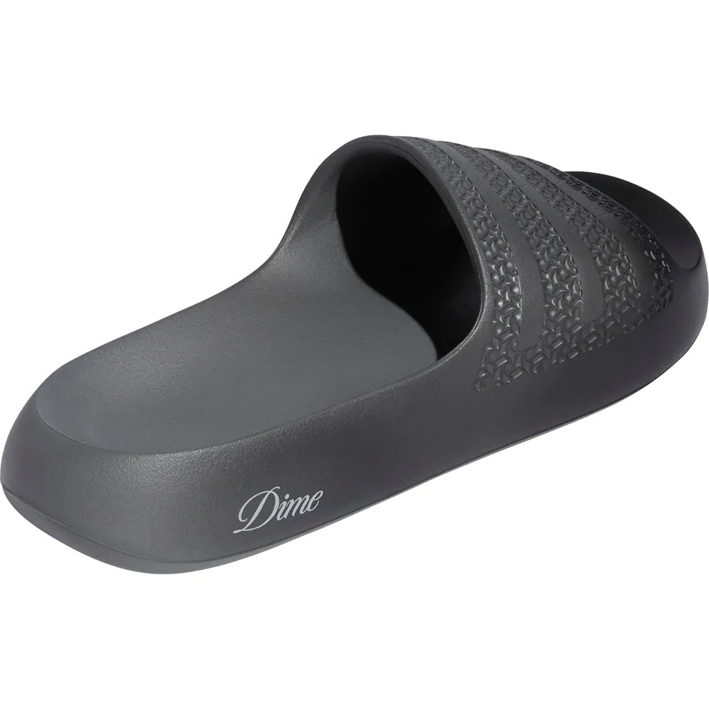 Adidas x Dime MTL Adilette Ayoon Slides Core Black/Vista Grey/Gold Metallic