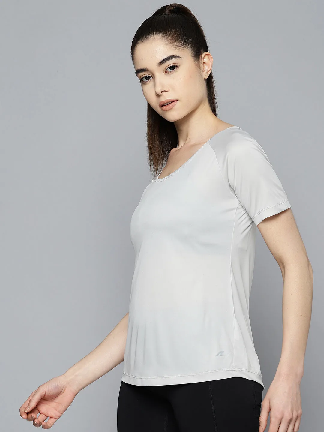 Alcis Women Anti Static Slim Fit Sports Wonder T-shirt