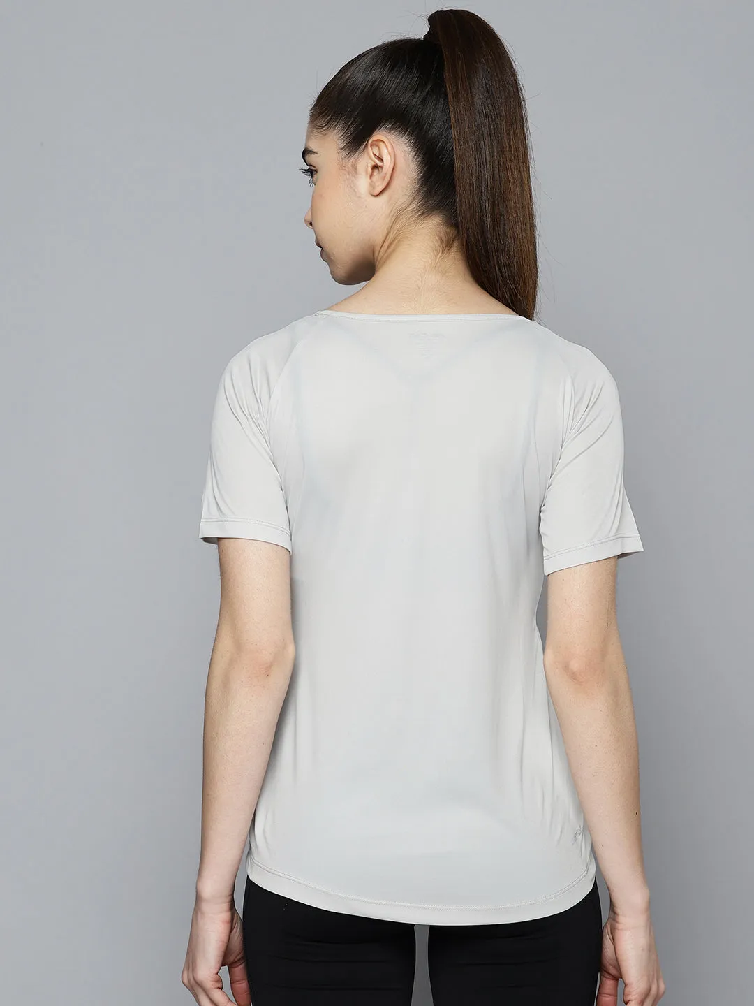 Alcis Women Anti Static Slim Fit Sports Wonder T-shirt