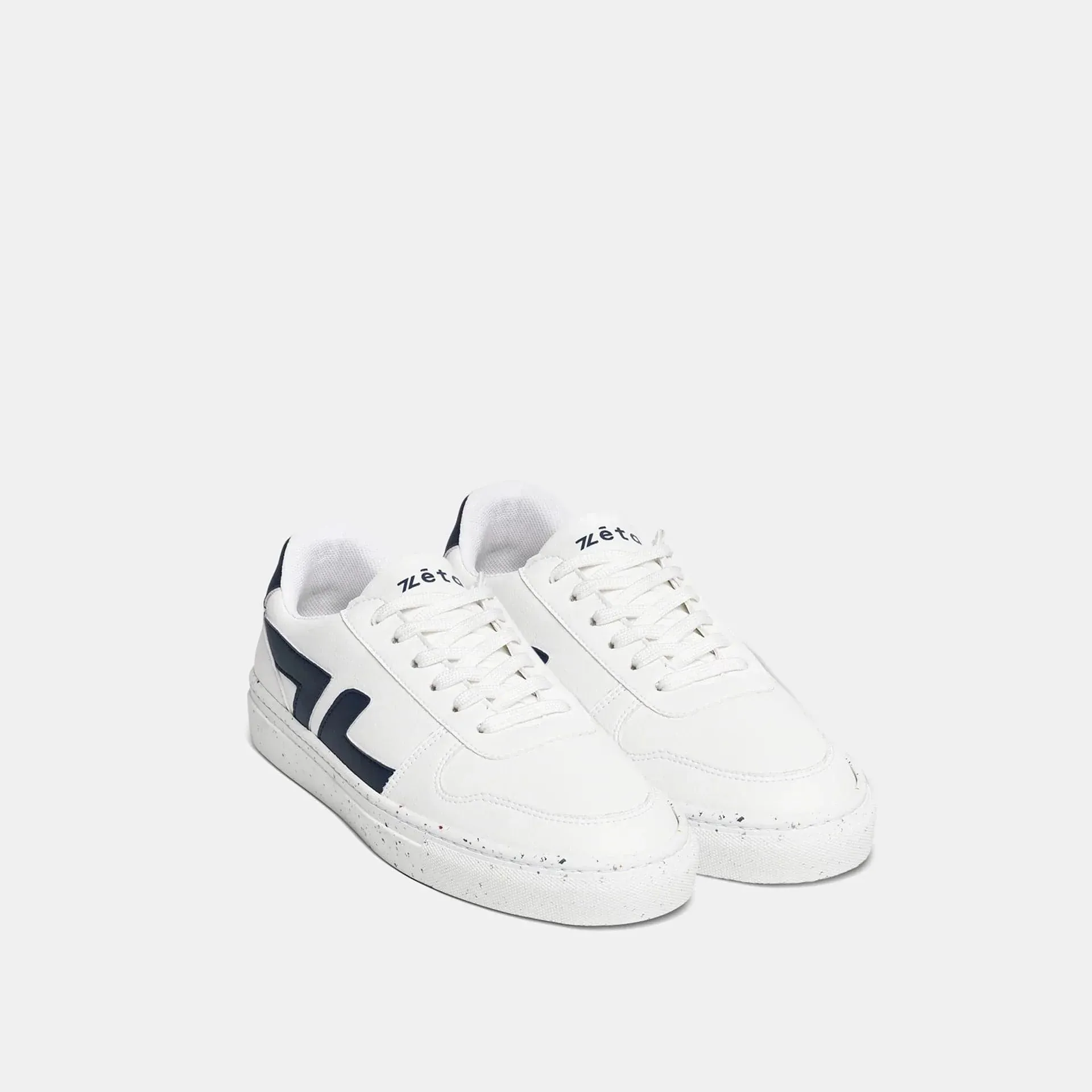 Alpha Unisex Grape Leather Vegan Sneakers | Navy Blue