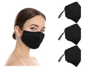 Amba7 Washable Reusable Anti-dust Cotton Cloth Face Mask Double Layer Covering 3 Pack - In Stock USA Seller