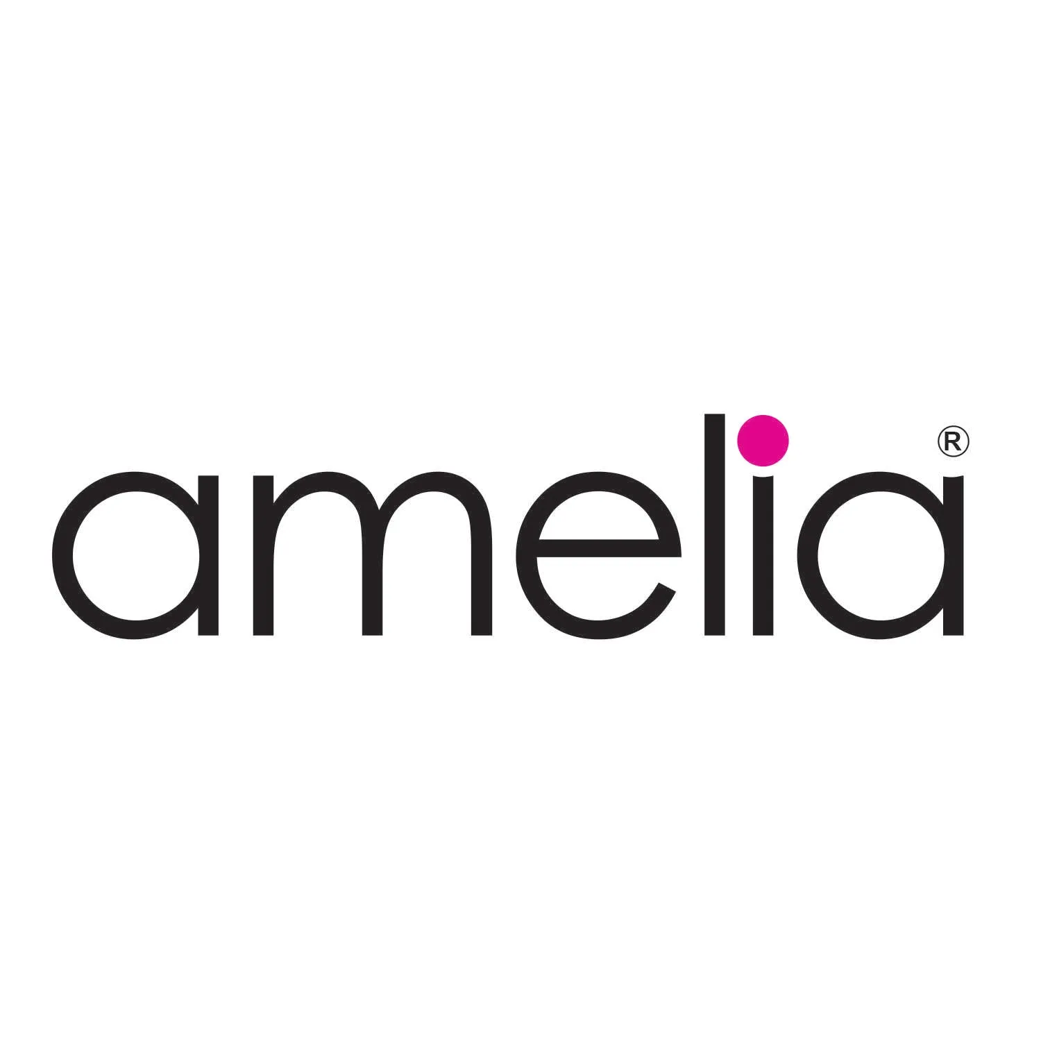 Amelia Beauty, Medium White with Pink Polka Dot Jersey Scrunchies, 2.5in Diameter, Gentle on Hair, Strong Hold, No Snag, No Dents or Creases. 10 Pack