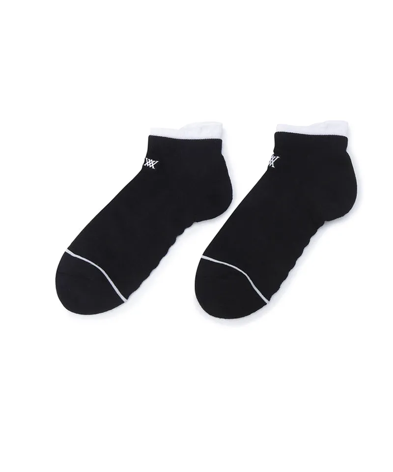ANEW Golf Men's Basic Sneakers Socks - Black